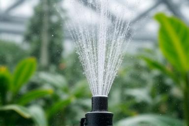 Sistema di nebulizzazione per controllo umidità serra